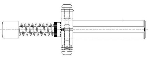 Damper cpl.-behind, WN-M1,25x3-xxxDrawing. 100717