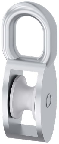 BLOCK WIRE ROPE w/SWIVEL ø3mm