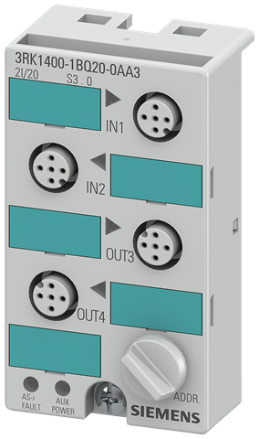 AS-I MODULE K45 2DI/2DQ 24VDC