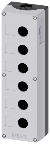 ENCLOSURE 280x85x64 PLASTIC 6ø22 GY