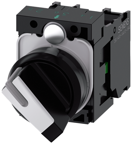 SELECTOR SW ø22 1NO 1NC O/IL 90° WH SCR