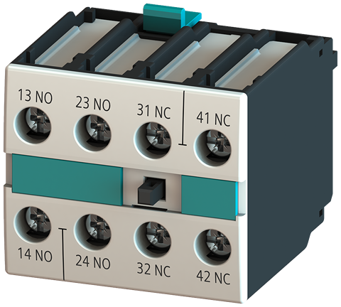 AUX SWITCH BLOCK 2NO+2NC S0 22 SCR