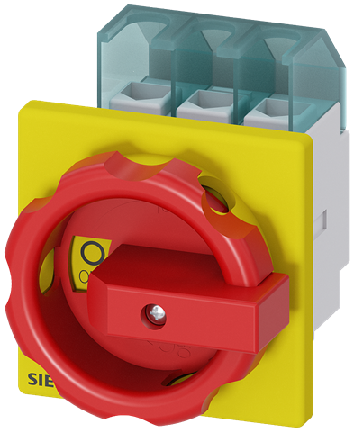 E-STOP SW 4H 3P 25A R/Y