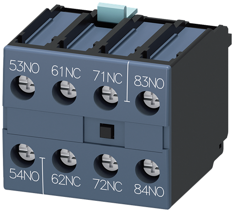 AUX SWITCH BLOCK 2NO+2NC 3RT2 SCR