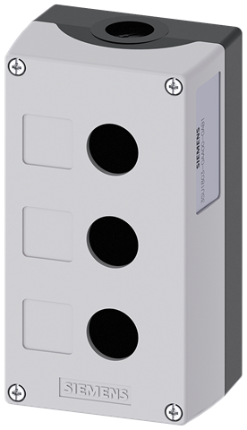 ENCLOSURE 154x85x64 PLASTIC 3ø22 GY