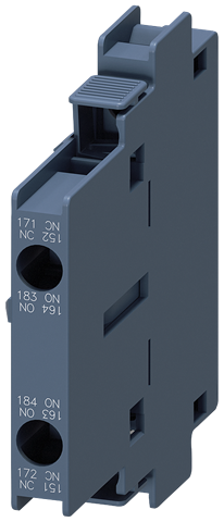 AUX SWITCH BLOCK 2ND SNAP 2NO+1NC S3 SCR