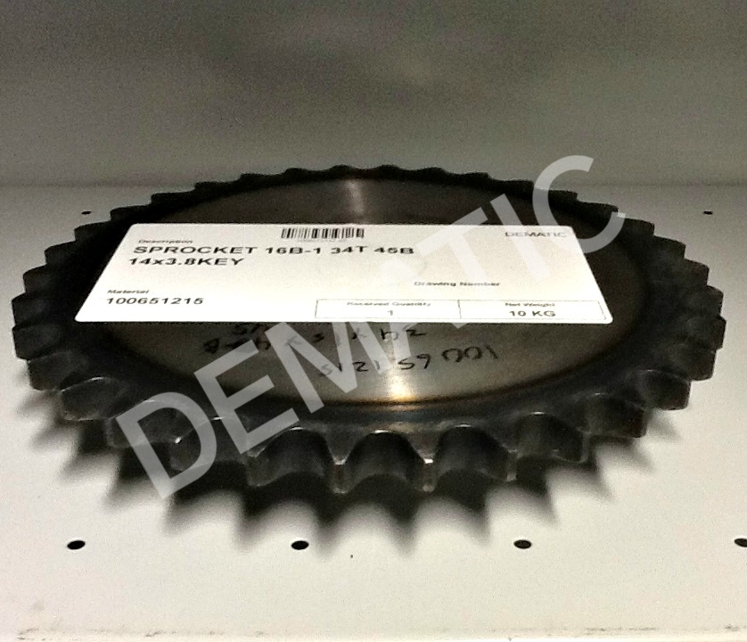 SPROCKET 16B-1 34T 45B 14x3.8KEY