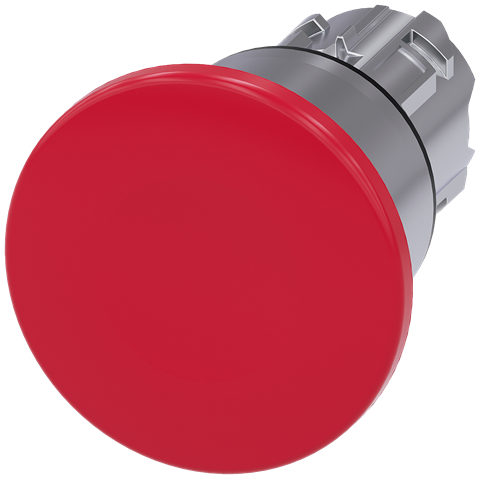 P/BUTTON ø22M MUSHRM ø40 L-PULL RD
