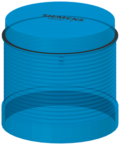 SIGNAL STEADY BLUE 12-240V ø70