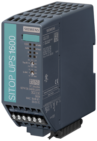 UPS1600 UPS BAT 24VDC 20A PROFINET