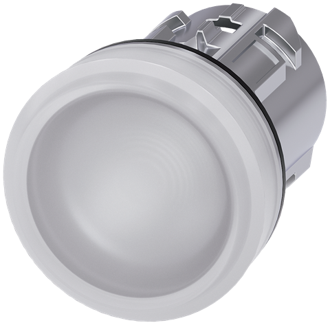 INDICATOR LIGHT ø22M SMOOTH WH