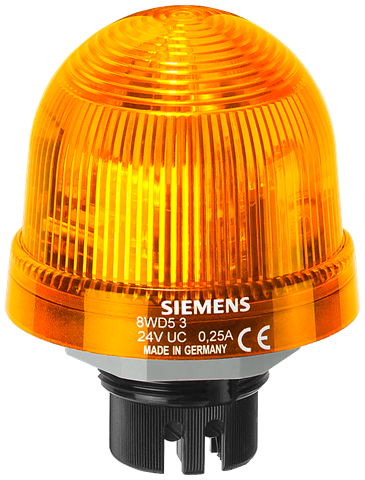 SIGNAL FLASHING YELLOW LED 24V ø70