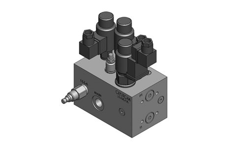 MANIFOLD BLOCK  60L/min w/HAU AMP