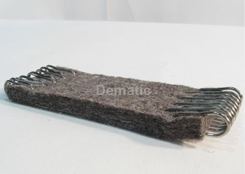 2420 FELT PAD ASSY 38x95x6.35mm DBL LACE